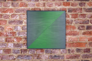 Tomart peinture abstraite op art Dueling Green