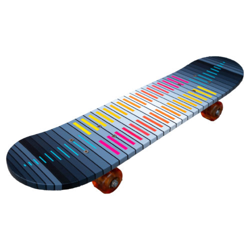 Sk8 in Pink & Yellow